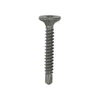 Drywall Construction Metal Stud Cement Board Screws - PH - Countersunk Wafer - Self-Drilling - Exterior - Silver Organic