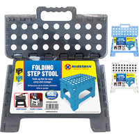 Marksman Folding Step Stool, White, 29 x 22 x 22 (W x H x D) cm