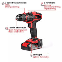 Einhell PXC Combi Drill Kit +2.5ah Battery