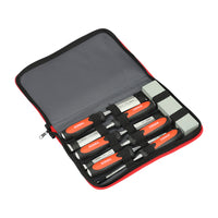 Set of 7 Bevel Edge Wood Chisel Set