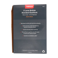 5 Lever British Standard Sashlock