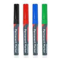 Builders Permanent Markers - Fine Tip - Mixed Colours Fine Tip