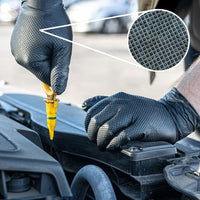 Diamond Textured Disposable Nitrile Gloves - Box of 50