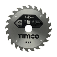 190mm, 30mm Bore Circular Saw Blades