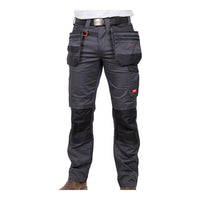 Craftsman Trousers - Grey/Black Stretch Fabric