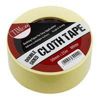 Double Sided Cloth Tape 25m x 50mm