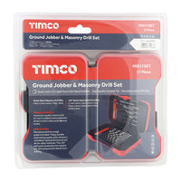 Ground Jobber & Masonry Drill Set 17pcs