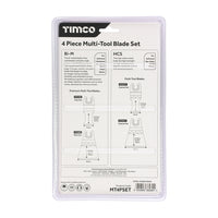 Multi-Tool Blade Sets - 4 Piece Set Mixed