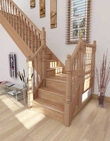 Benchmark Oak Edwardian Spindle
