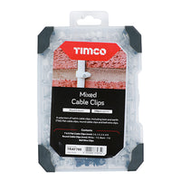 Mixed Tray - Cable Clips 290pcs
