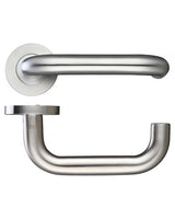 Handle 19mm Return to Door Lever - Screw On Rose