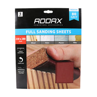 FULL SANDING SHEETS 230 x 280mm 5 Pack