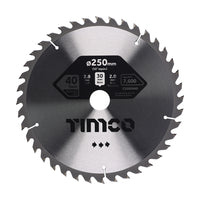 250mm, 30mm Bore Circular Saw Blades