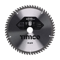 250mm, 30mm Bore Circular Saw Blades
