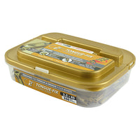 C2 Tongue-Fix Flooring Screws - Qty 350 - TX - Reduced Countersunk - Yellow