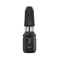 PH 3 x 25mm Phillips Impact Driver Bits 10 Pack
