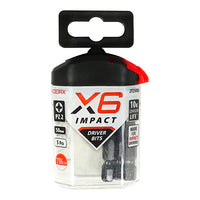 PZ 2 x 50mm Impact Driver Bits 5 Pack