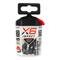 PZ 3 x 25mm Impact Driver Bits 10 Pack