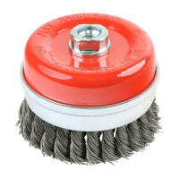 Twisted Knot Steel Wire Cup Brush
