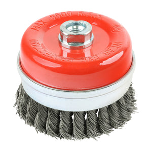 Twisted Knot Steel Wire Cup Brush