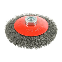 Angle Grinder Bevel Brush - Crimped Steel Wire 115mm
