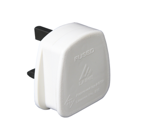 Securlec 3 Pin Nylon BS Plug White 13 Amp 250V
