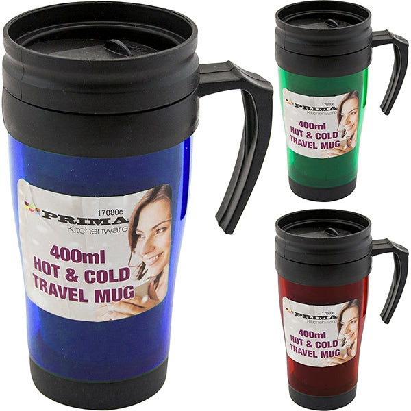 Prima Hot & Cold Steel Travel Mug 400ml