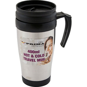 Prima Hot & Cold Steel Travel Mug 400ml