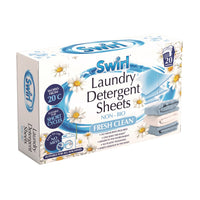 20Pk Laundry Detergent Sheets Fresh Clean