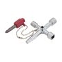 Blue Spot Tools 4 way universal utility key
