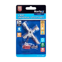 Blue Spot Tools 4 way universal utility key
