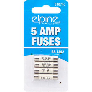 Elpine 5amp Fuses 4 Pack