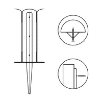 Border Roll Pin 450 x 23 x 23
