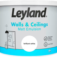 Leyland Matt Emulsion - Brilliant White 10L