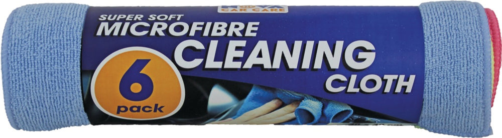 Microfibre Cleaning Cloth 6 Pack