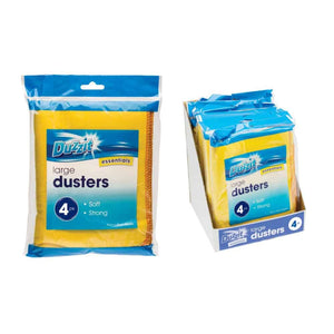 4pk Premium Yellow Dusters