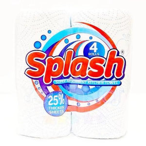 Splash Super Absorbent Kitchen Towel 4 Pack