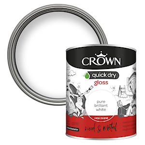 Crown Quick Dry Gloss Pure Brilliant White