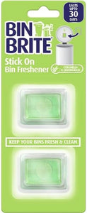 Bin Brite Stick On Bin Freshener (Pack of 2)