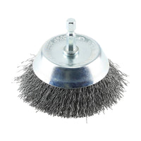 Drill Cup Brush - Crimped Steel Wire 50mm
