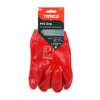 PVC Gloves - PVC Coated Cotton Interlock Size XL
