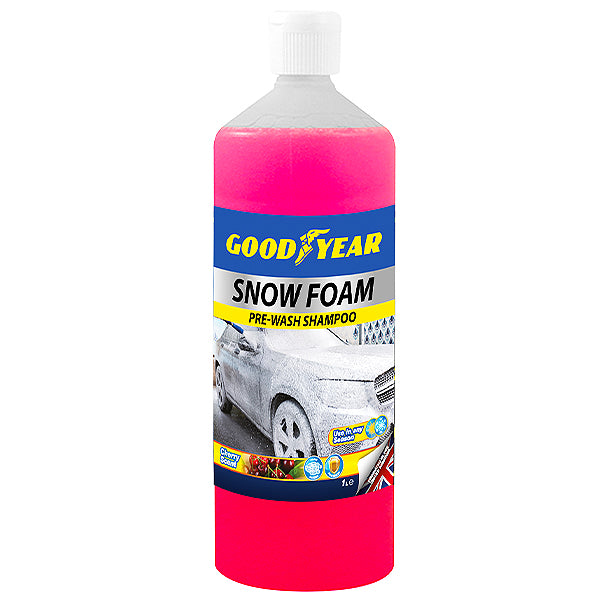 Goodyear Car Cherry Hi Pre Wash Snow Foam Shampoo Soap Cleaning Clearer Spray 1L