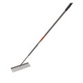 Amtech all steel square 16-tooth asphalt rake
