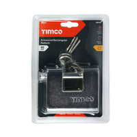 Armoured Rectangular Padlock 90mm
