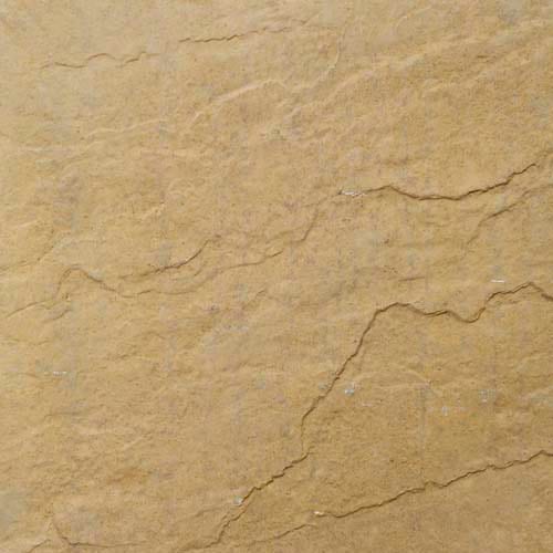 Buff Riven Red Buff Stone 450 x 450 x 30mm - Riven Paving Slab | Red Squirrel Trade & DIY