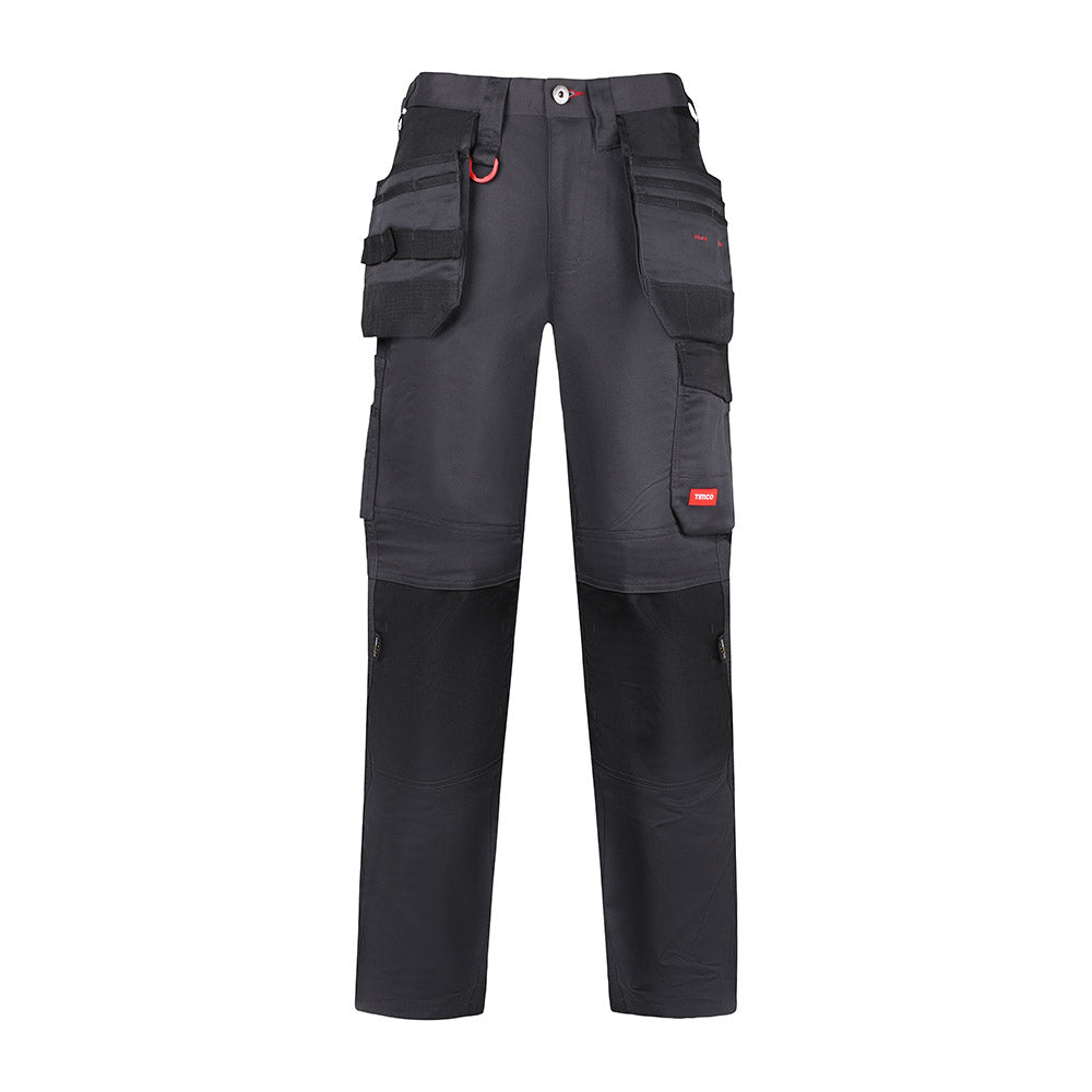 Craftsman Trousers - Grey/Black Stretch Fabric