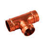 Pre Soldered Equal Tee 15mm Copper  Pack 2