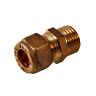 Compression Coupling 15mm x 1/2" 5 Pack