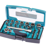 ¼" Square Drive 25 Piece Socket Set