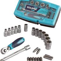 ¼" Square Drive 25 Piece Socket Set